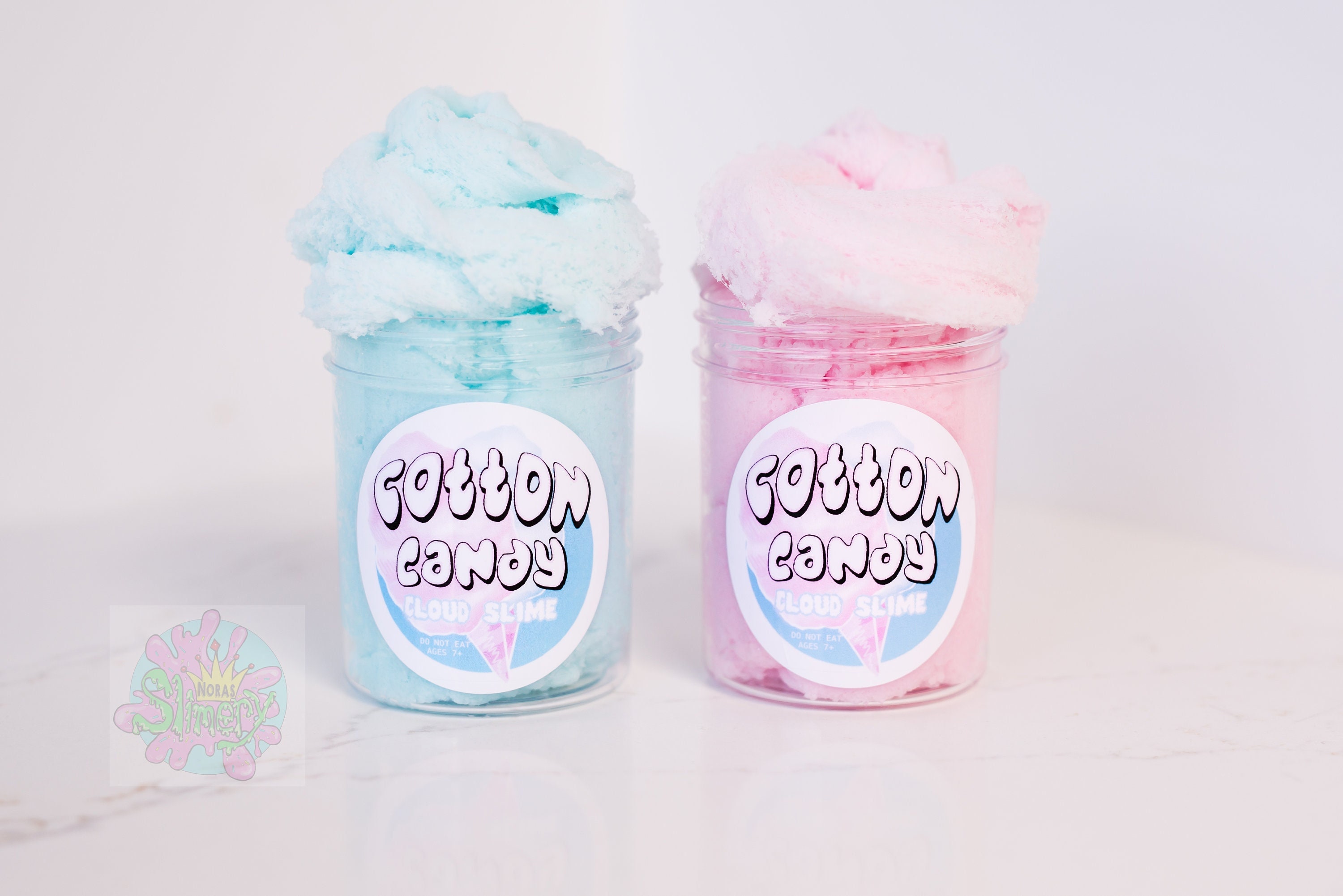 4 Scentos Scented Cloud Slimes Bubble Gum Watermelon Cotton Candy Choc Chip  8oz