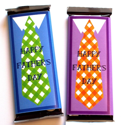 Happy Fathers Day Candy Bar Wrappers Printable Fathers Day - Etsy
