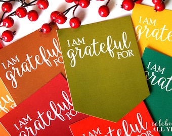 Guirlande de gratitude de Thanksgiving