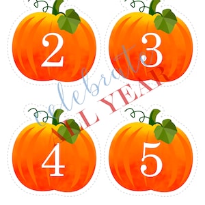 Printable Pumpkin Alphabet Set - Etsy
