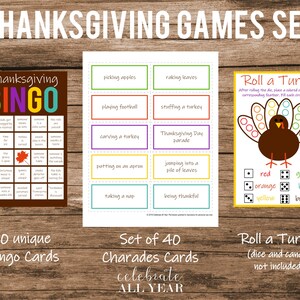 Thanksgiving Games Set