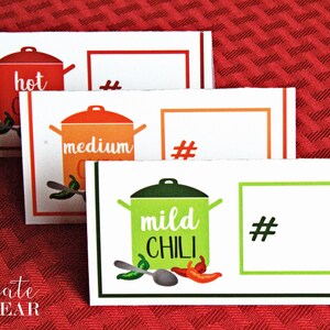 Chili Cook off Printable Kit - Etsy