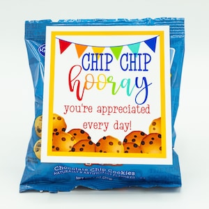 Chip Chip Hooray Cookie Gift Tags