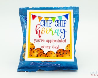 Chip Chip Hooray Cookie Gift Tags