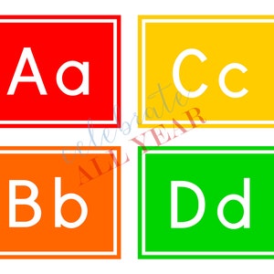 Alphabet Flash Cards