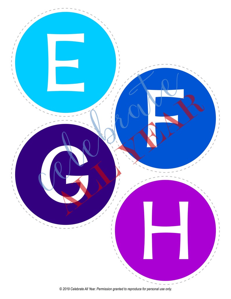Printable Classroom Alphabet Banner image 5