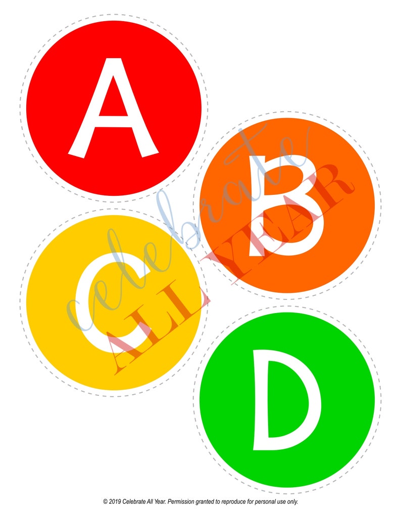 Printable Classroom Alphabet Banner image 4