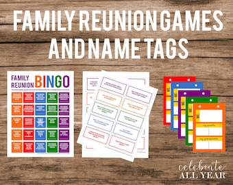Family Reunion Name s Etsy