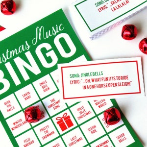 Kerstmuziek bingospel