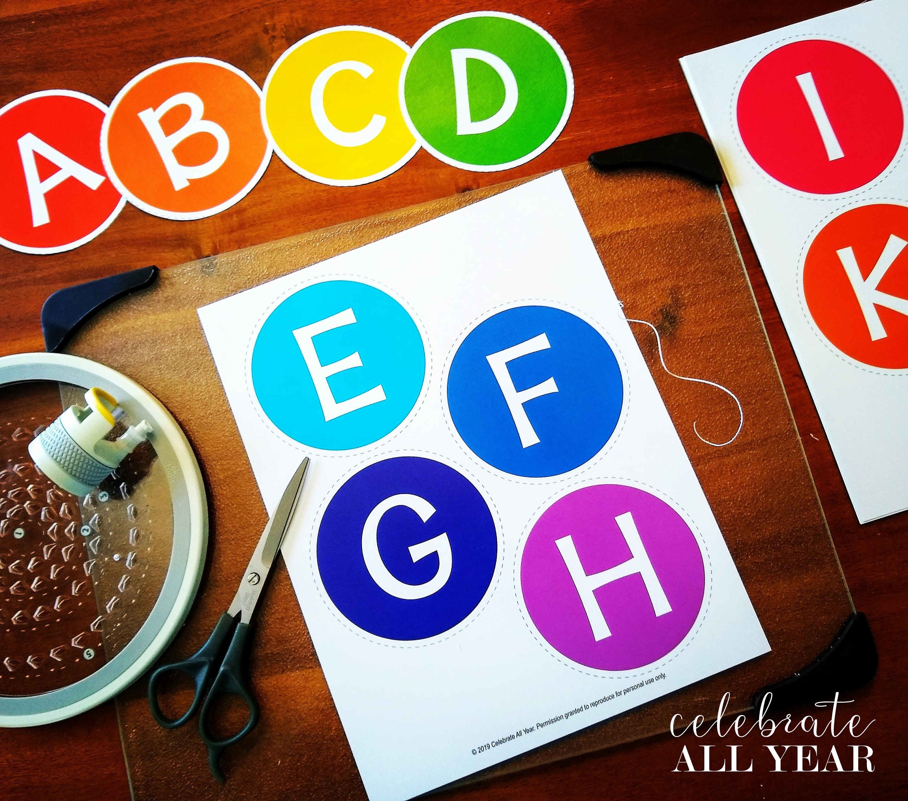 Printable Classroom Alphabet Banner - Etsy