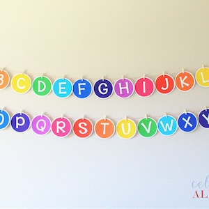 Printable Classroom Alphabet Banner image 1