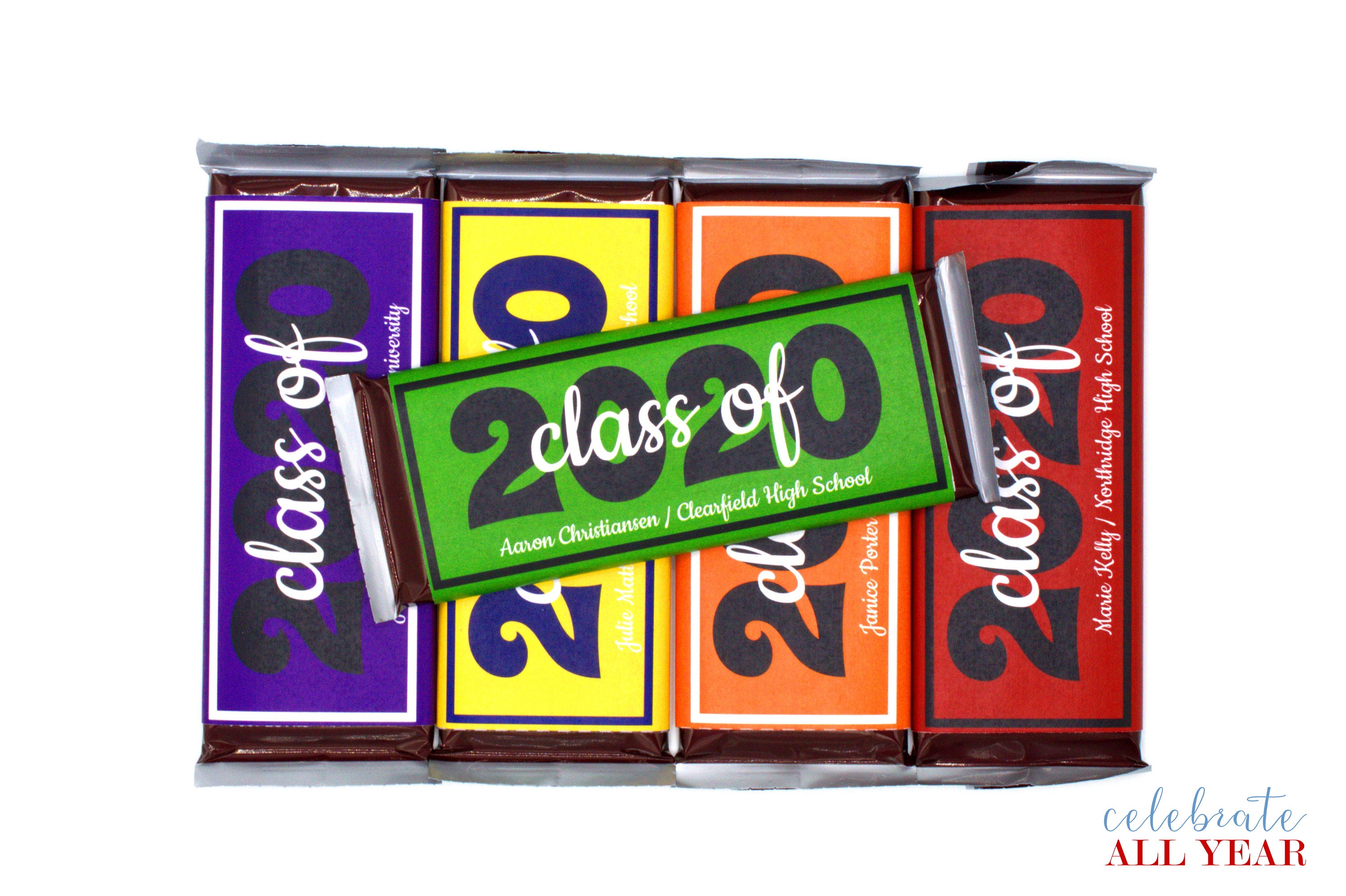 Graduation Candy Bar Wrappers - Etsy