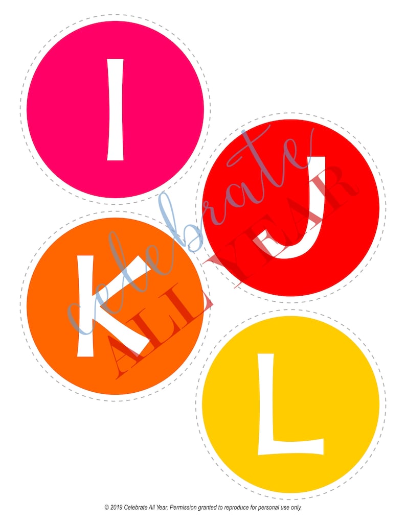 Printable Classroom Alphabet Banner image 6