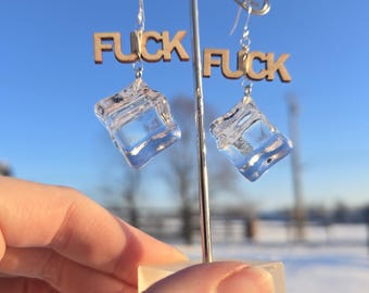 F ICE EARRINGS abolish ice