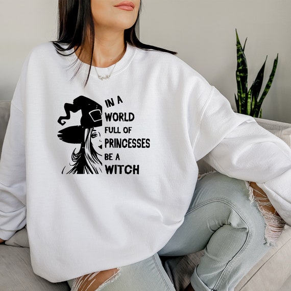 Halloween Sweatshirt Witch Sweatshirt 