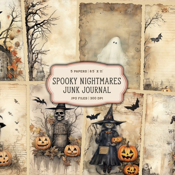 Halloween Junk Journal - Etsy