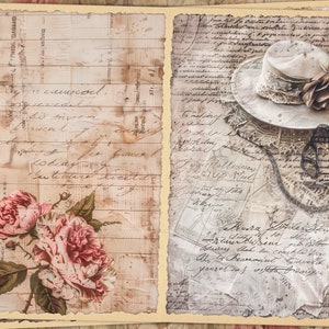 Victorian Printables for Junk Journals, Baroque Junk Journal Pages ...