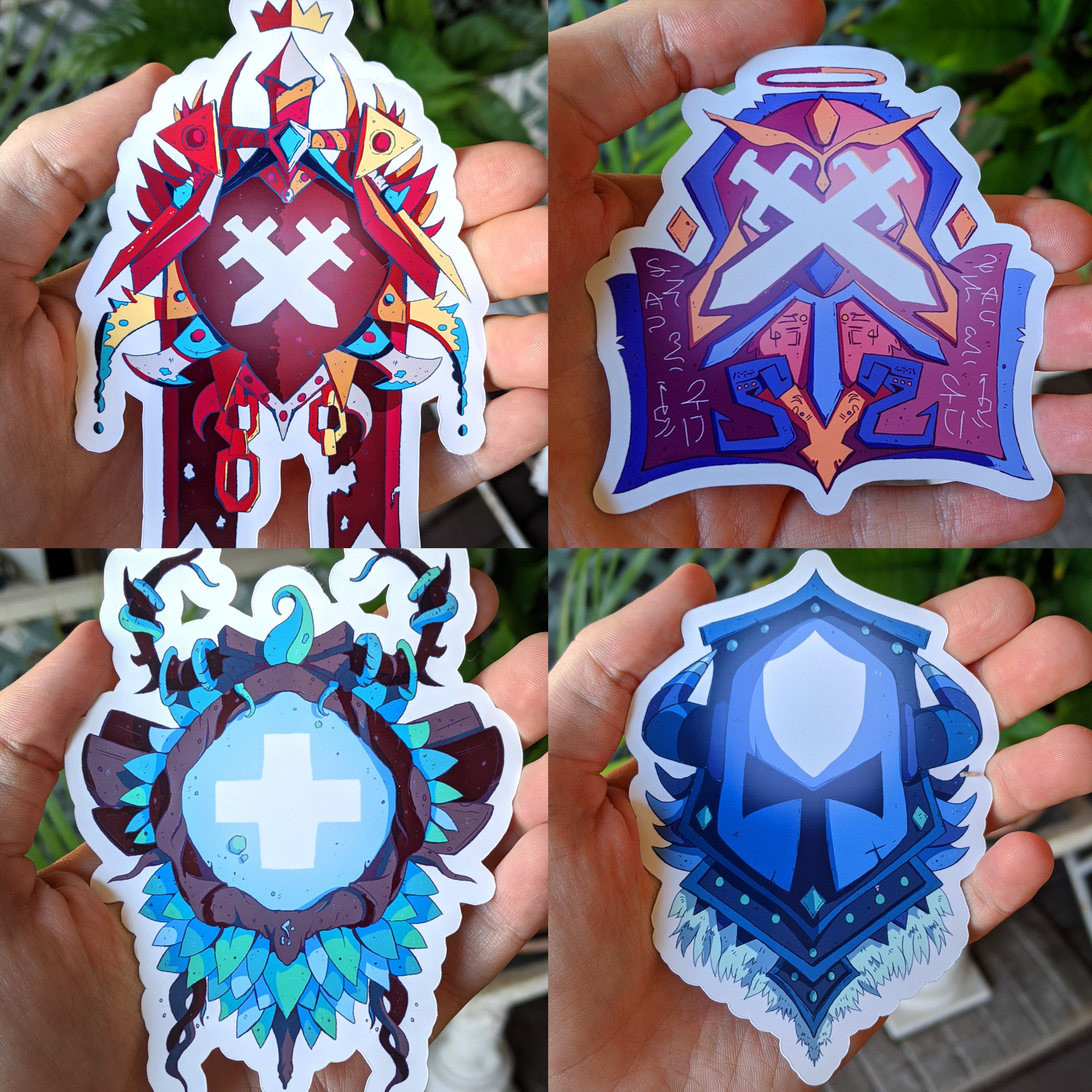 World of Warcraft Role Decal Stickers 4 Healer Sticker Etsy