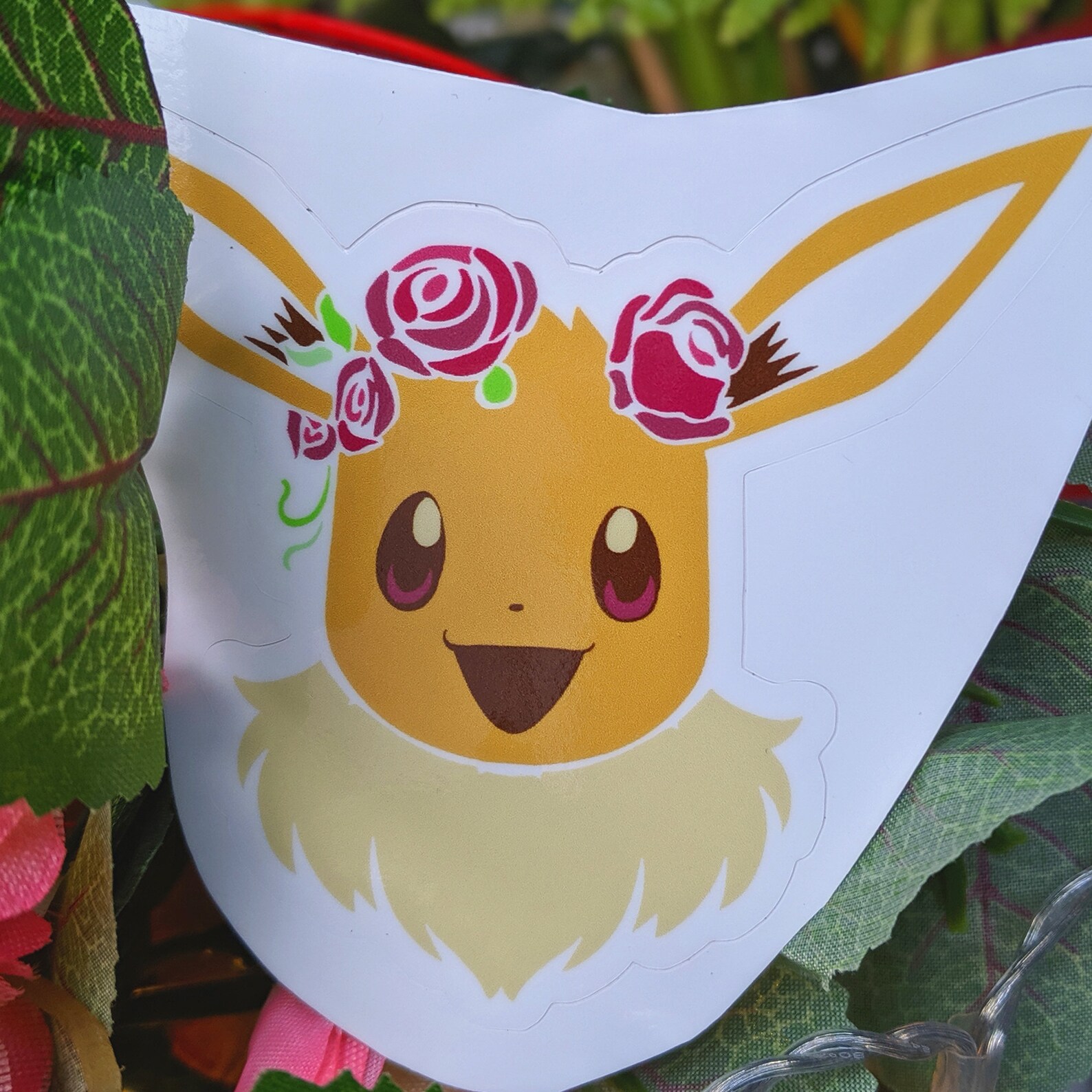 Pokemon Stickers Floral Pokemon Stickers Gift Pokemon | Etsy