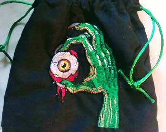 Zombie hand Drawstring Bag