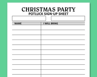 Christmas Party Sign Up Sheet Template from i.etsystatic.com