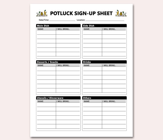 Thanksgiving Potluck Signup Sheet Template from i.etsystatic.com