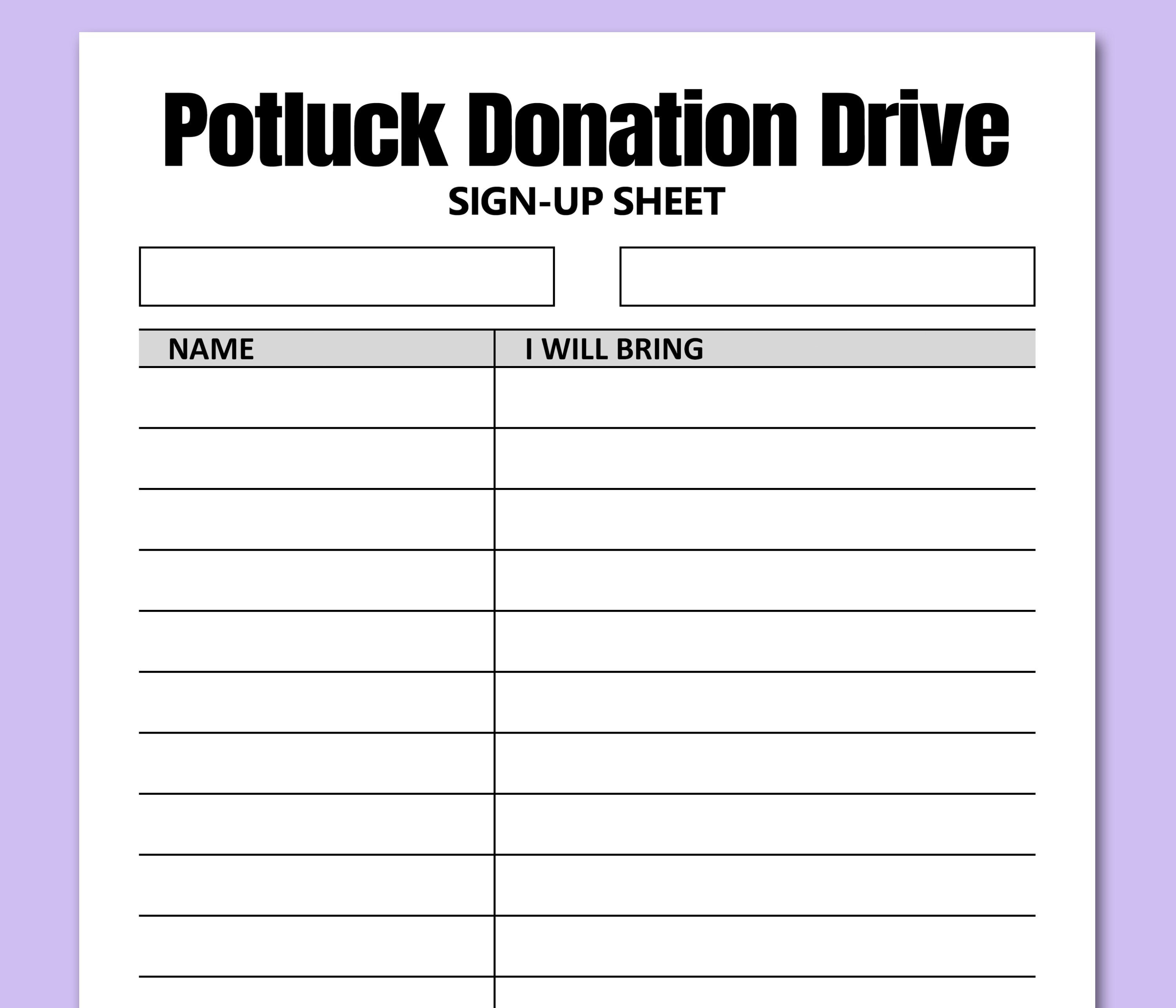 Please Donate Sign: Printable Templates (Free PDF Downloads)