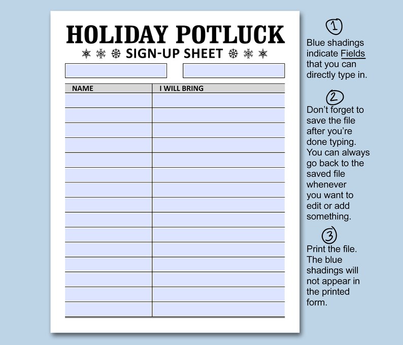 holiday-potluck-sign-up-sheet-printable-fillable-pdf-etsy-denmark