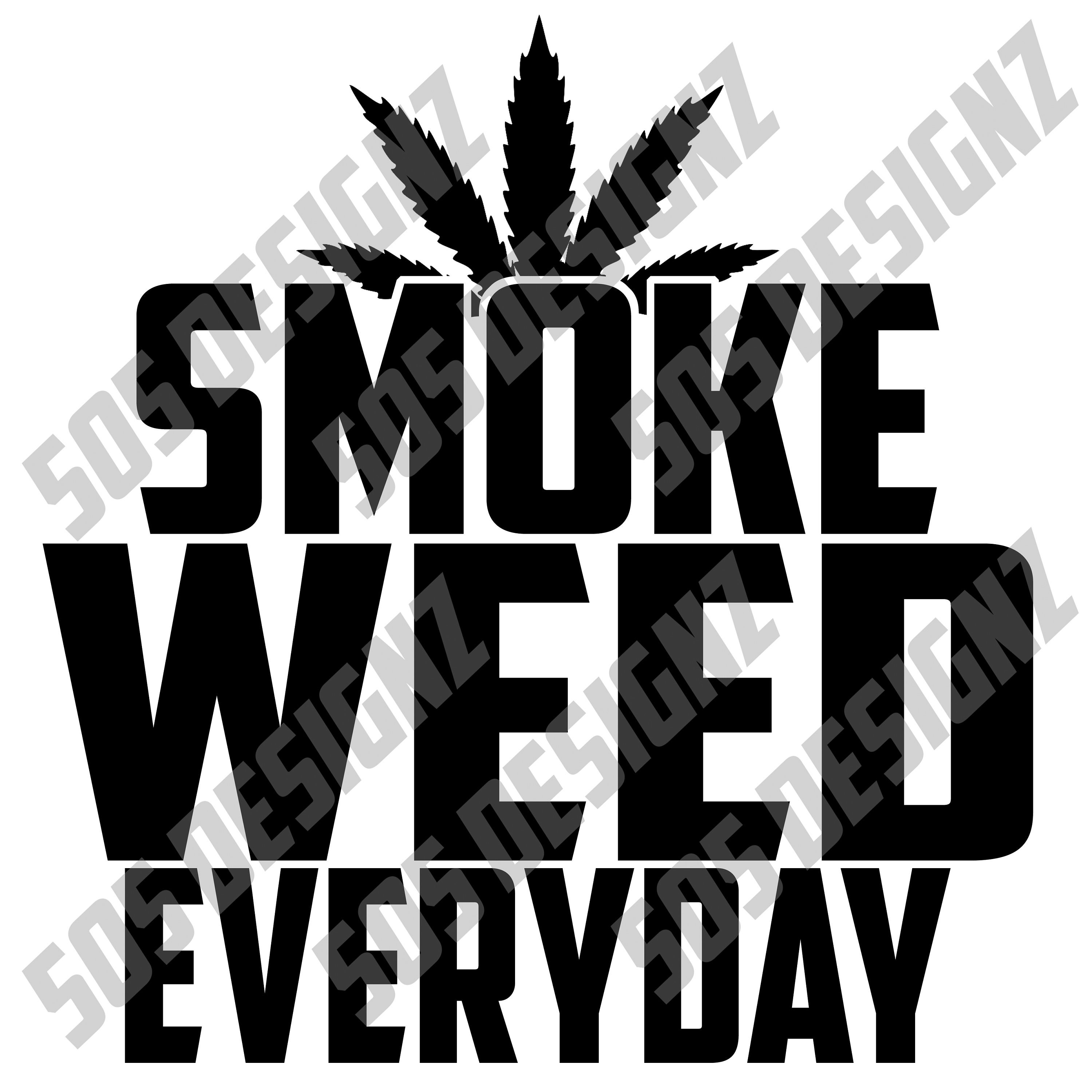 Weed Smoke SVG