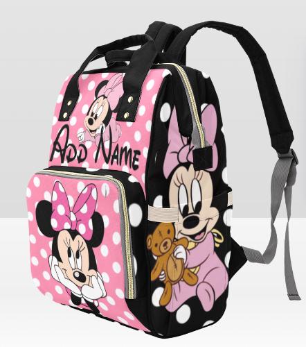 Pink minnie mouse diaper bag sale