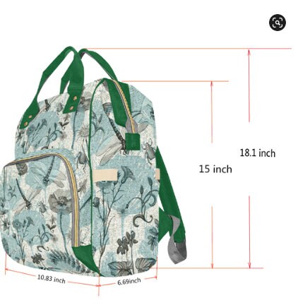 thumbnail image 2 of Custom Diaper Bags For Women Personalized African American Black Women Nappy Bags For Women Customized Pink Travel Casual Mummy Backpack For Newborn Gift 2 of 11