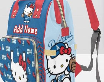 Personalized Baseball Diaper Bag Backpack | Dodgers Baby Shower Gift - Etsy