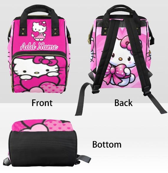 Personalized Hello Kitty Inspired Diaper Bag Backpack | Custom Baby Shower  Gift - Etsy