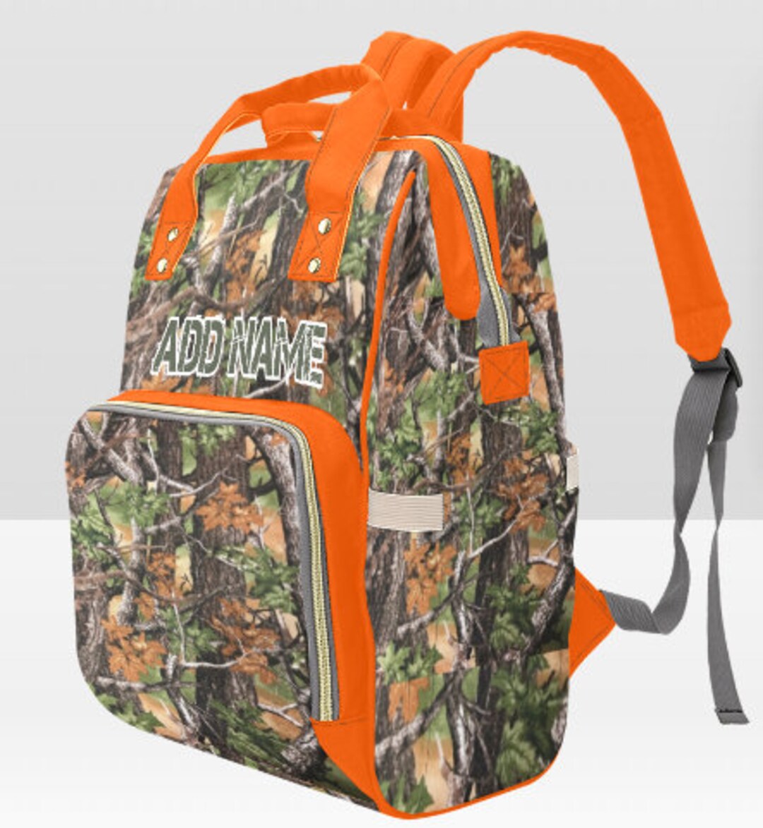CUSTOM PERSONALIZED Deer Hunting Diaper Bag Custom Backpack Custom
