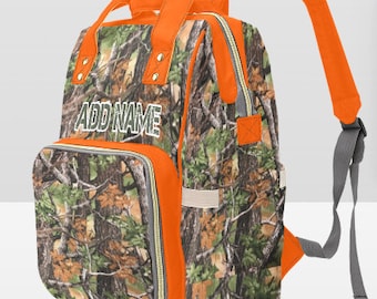 CUSTOM PERSONALIZED Deer Hunting diaper bag | Custom Backpack | Custom Diaper Bag | Baby Shower |  Wild One | Nature Diaper Bag |Hunting Bag