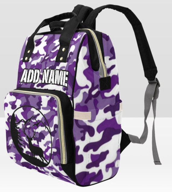 Personalized Camouflage Diaper Bag Backpack