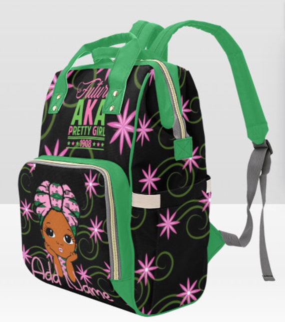 Custom AKA Personalized Diaper Bag Backpack Alpha Kappa - Etsy