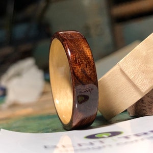 Waterfall Bubinga with Maple (inner) liner #1