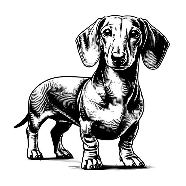 Dachshund SVG | Vector | Dxf | Png| Jpg | Laser | Screen | Silhouette | Unique Dachshund Design | Crafts | Cut File | Sublimation