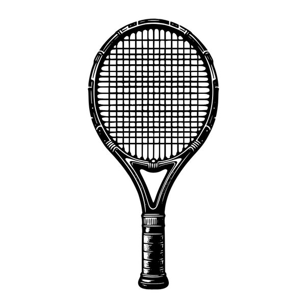 Tennis Racket Svg - Etsy