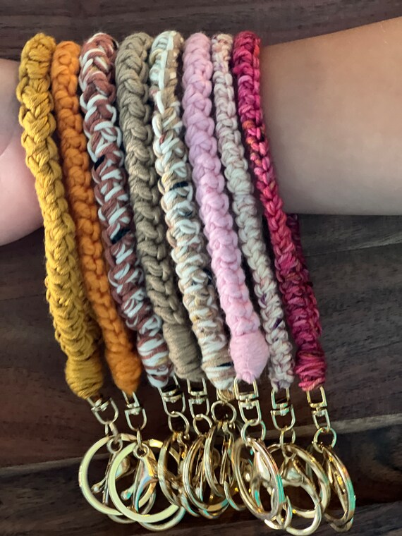 Halcyon Keychain | Crochet | Wristlet