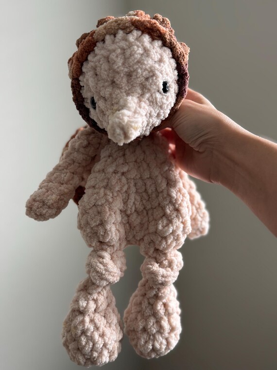 Hedgehog Crochet Plush Lovey | Woodland Baby Shower Gift | Handmade Stuffed Animal