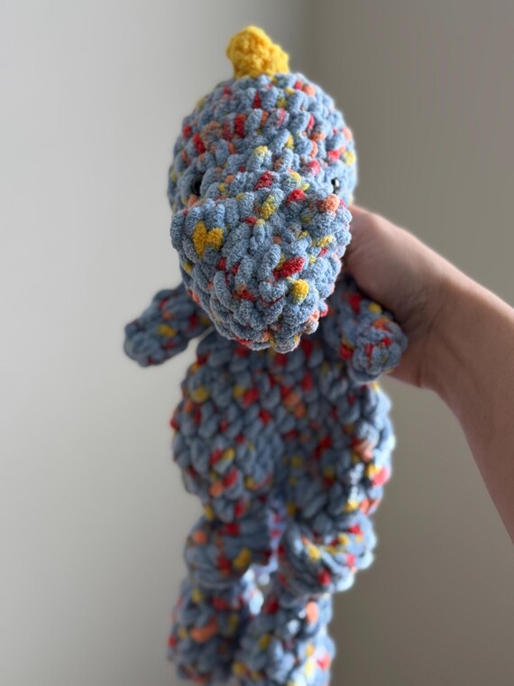 Mini Dinosaur Crochet Plush | Handmade Colorful Dino Stuffed Animal | Birthday Gift for Kids