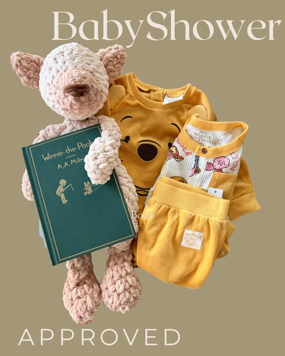 Crochet Teddy Bear Lovey | Handmade Baby Shower Gift | Custom Color Bear | Keepsake Plush
