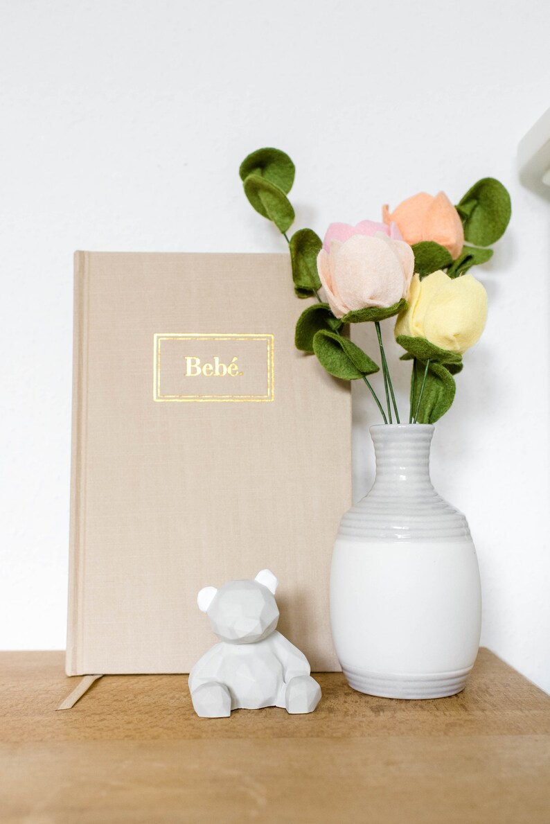 Concrete Bear Boho Nursery Shelf Decor Baby Girl Nursery Etsy