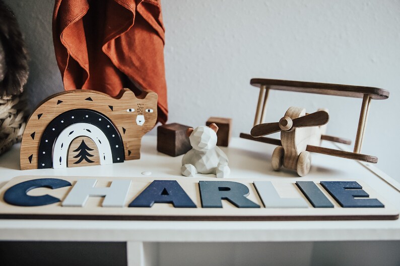 Concrete Bear Baby Boy Nursery Shelf Decor Baby Girl Gift Etsy