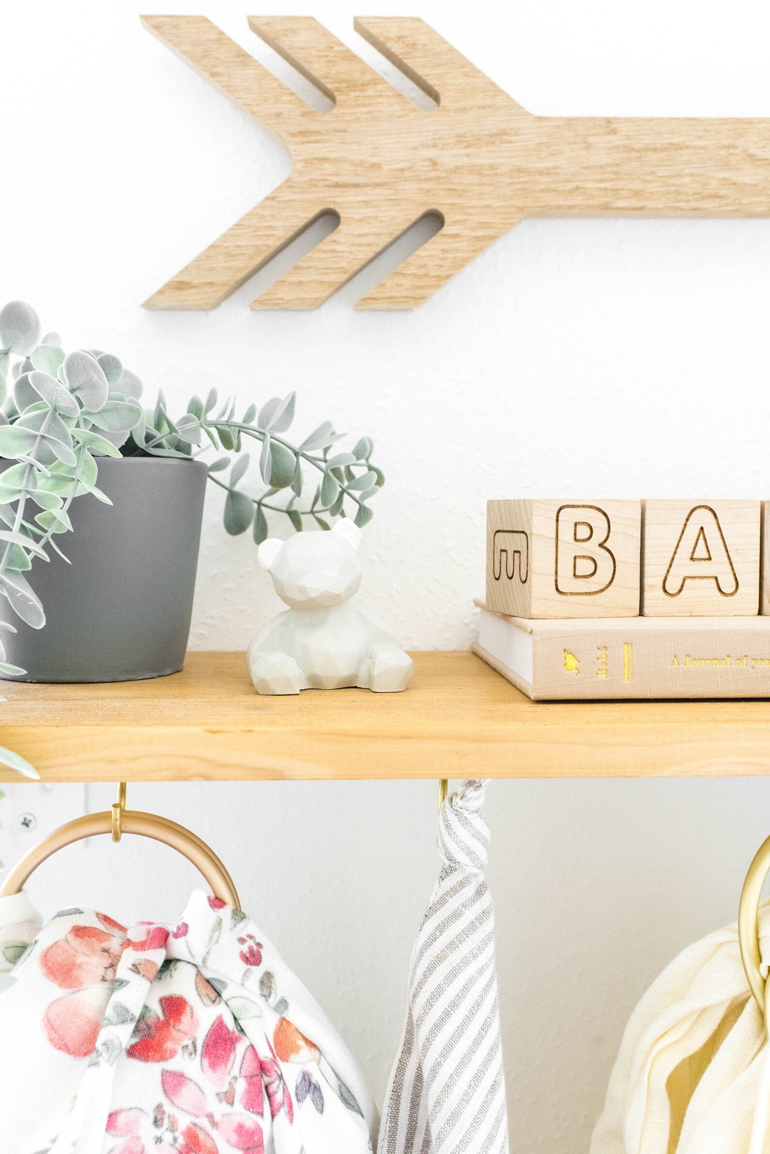 Concrete Bear Baby Boy Nursery Shelf Decor Baby Girl Gift Etsy