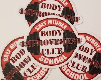 Mob Psycho 100 Body Improvement Club Sticker