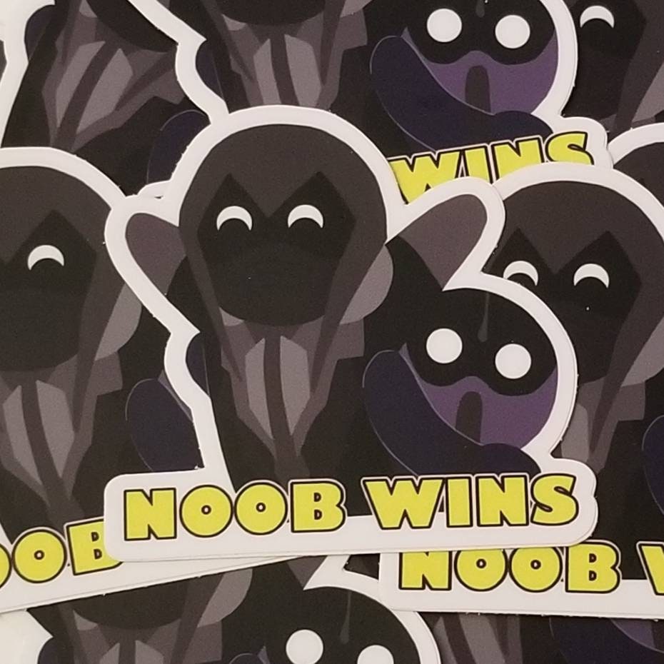  roblox noob Sticker Bumper Sticker Vinyl Decal 5 : Automotive