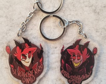 Alastor Double Sided Keychain